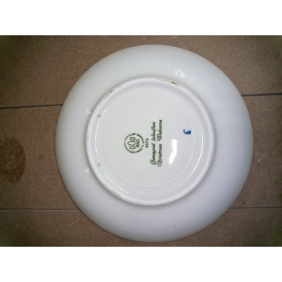 Christmas 1976 Jule After Plate Bing&Grondahl Christmas Welcome Copenhagen 9076 - Picture 5 of 6